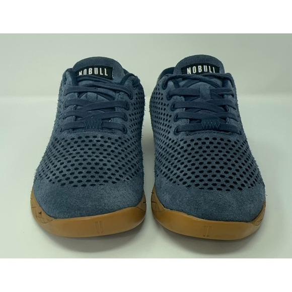NOBULL Navy‎ Suede Trainer Shoes Men\'s Size 7 Women\'s Size 8.5 Lift Gym Workout